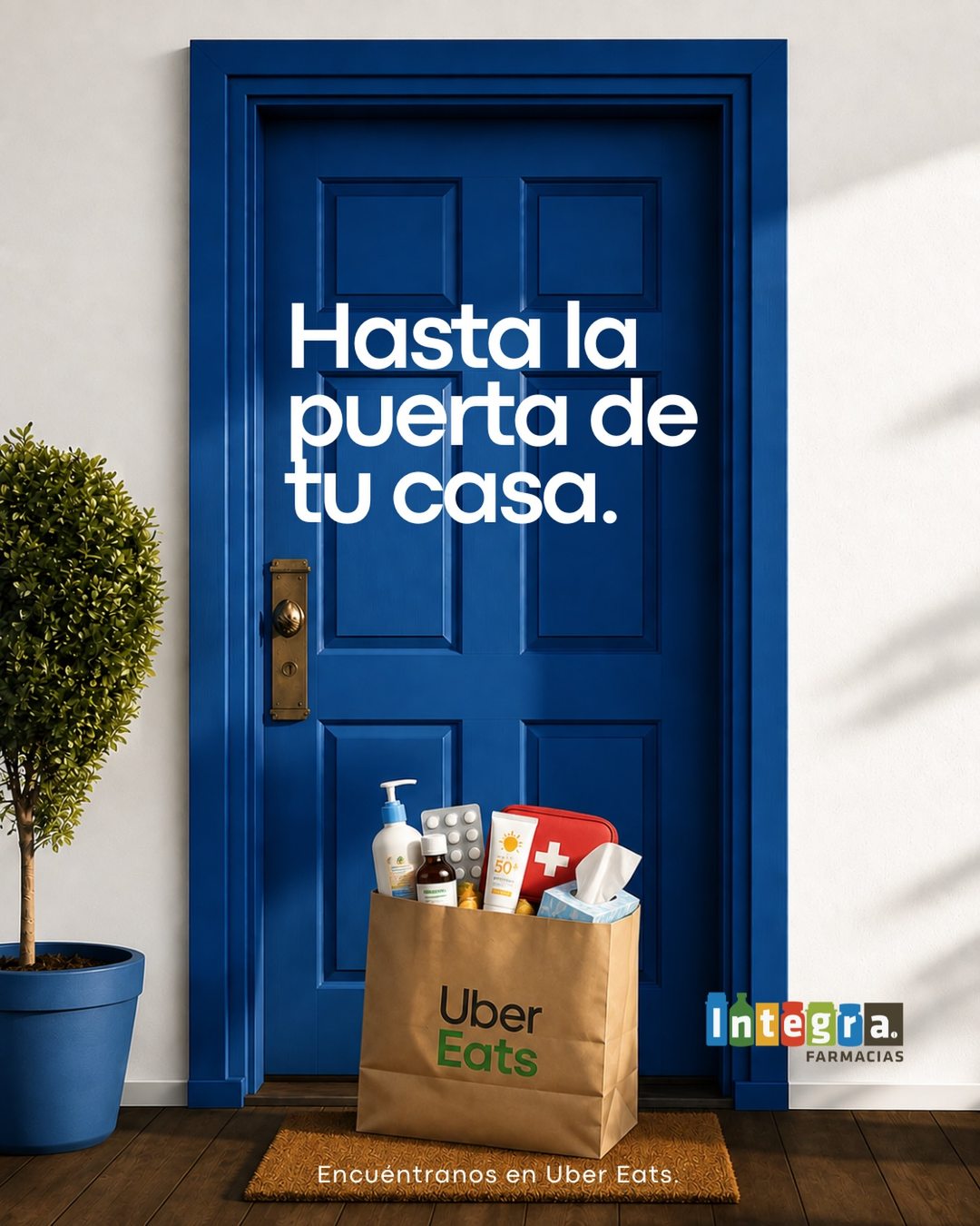 Hasta la puerta de tu casa: encuentra Farmacias Integra en Uber Eats